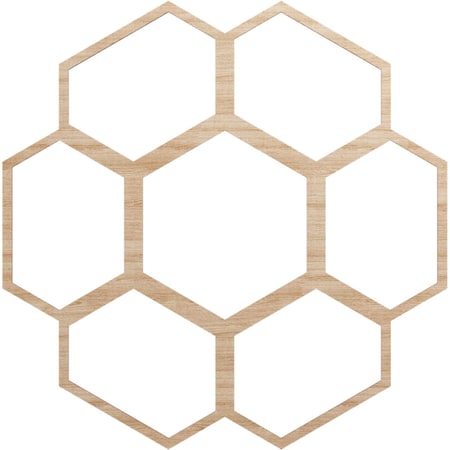 Ekena Millwork Florin Wood Fretwork Pierced Ceiling Medallion, Alder, 36"OD x 15 3/8"ID x 1/4"T CMWP36X36X0250FOAL